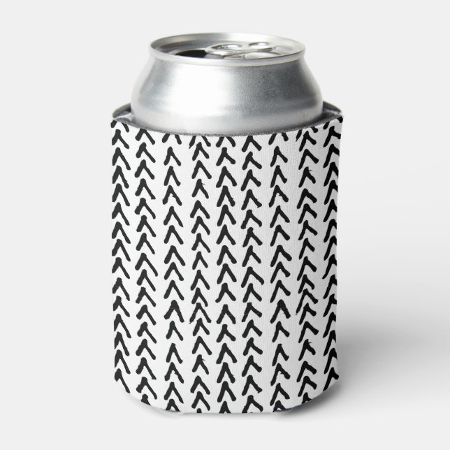 Rafraichisseur De Cannettes Un Motif Tribal Rustique Noir peut refroidir (Can devant)