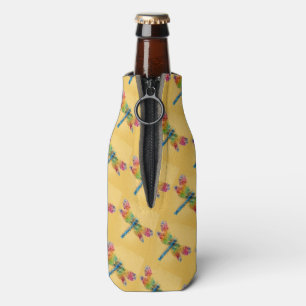 Rafraîchisseur Pour Bouteille Art de libellule (jaune)