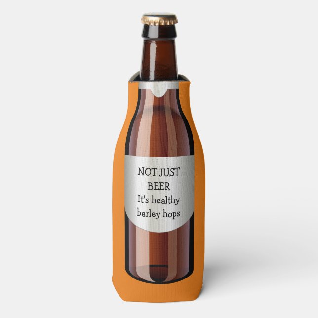 Rafraîchisseur Pour Bouteille Bière de nouveauté amusante (Bottle Devant)