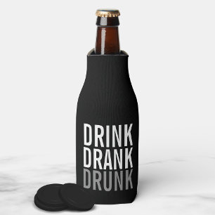 Rafraîchisseur Pour Bouteille Boire Boire ivre ivre Chic noir et blanc