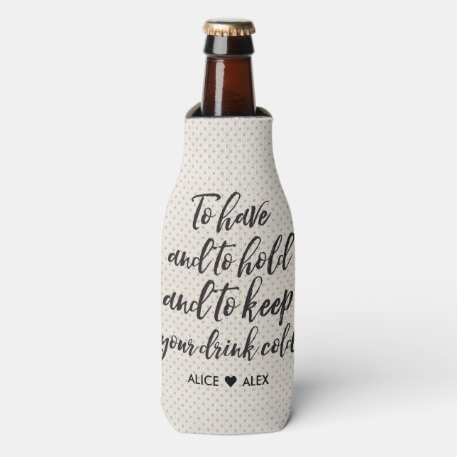 Rafraîchisseur Pour Bouteille Bride Tribe Bouteille Coozie (Bottle Devant)