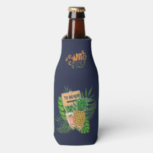 Rafraîchisseur Pour Bouteille Cadeau de fête d'anniversaire Luau Aloha hawaïen