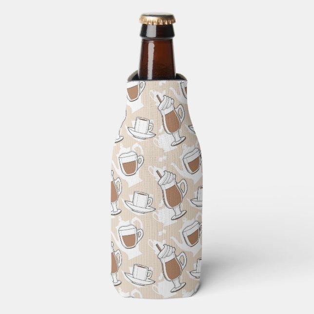 Rafraîchisseur Pour Bouteille Café, motif doux (Bottle Devant)