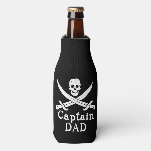 Rafraîchisseur Pour Bouteille Capitaine Papa - Classique (Bottle Devant)