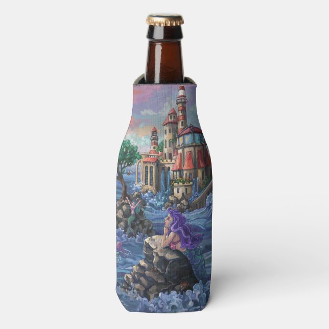 Rafraîchisseur Pour Bouteille Château de Mermaid (Bottle Devant)