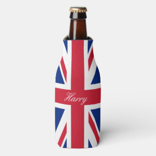 Rafraîchisseur Pour Bouteille Drapeau britannique Union Jack Personnalisé