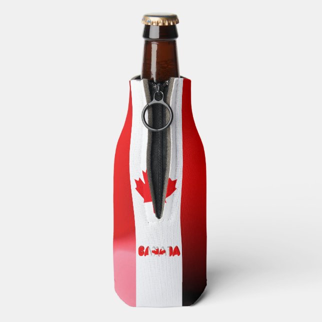 Rafraîchisseur Pour Bouteille Drapeau canadien (Bouteille Dos)