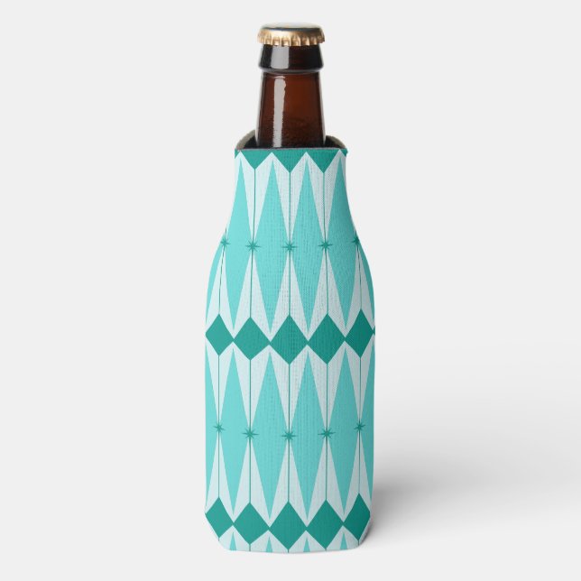 Rafraîchisseur Pour Bouteille Geometric Diamonds & Starbursts Bottle Opener (Bottle Devant)
