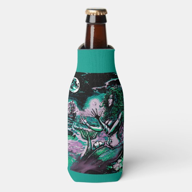 Rafraîchisseur Pour Bouteille Mermaid Siren Atlantis Pearl (Bottle Devant)