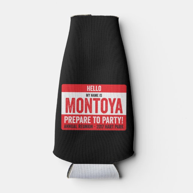 Rafraîchisseur Pour Bouteille Montoya Réunion 2017 - Préparez-vous à la fête! Ra (Devant)