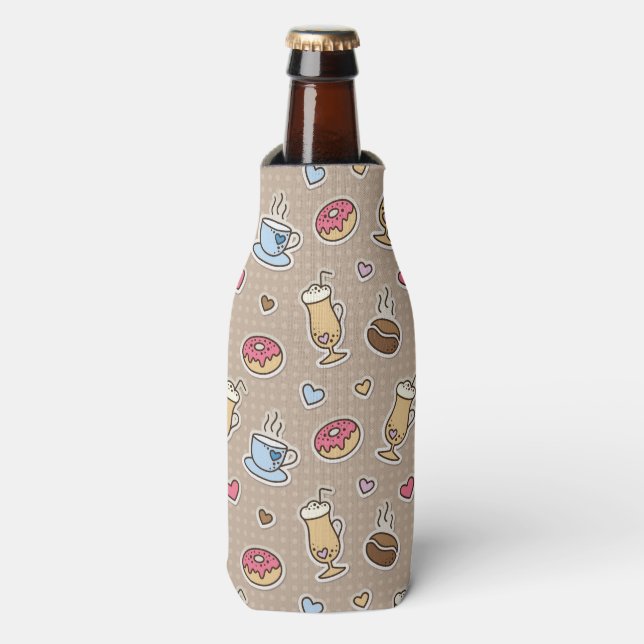 Rafraîchisseur Pour Bouteille Motif café (Bottle Devant)