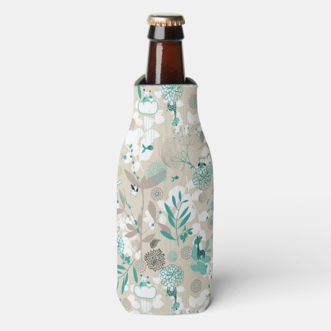 Rafraîchisseur Pour Bouteille Motif de jardin (Bottle Devant)
