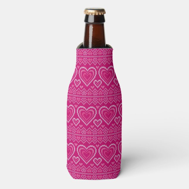 Rafraîchisseur Pour Bouteille Motif de la Saint Valentin 2 (Bottle Devant)
