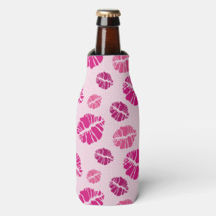Rafraîchisseur Pour Bouteille Motif d'impression de forme de baiser de rouge à