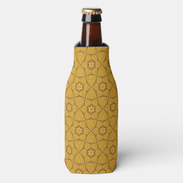 Rafraîchisseur Pour Bouteille Motif géométrique moderne ethnique 2 (Bottle Devant)