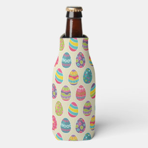 Rafraîchisseur Pour Bouteille Motif mignon en pastel coloré d'oeufs de pâques