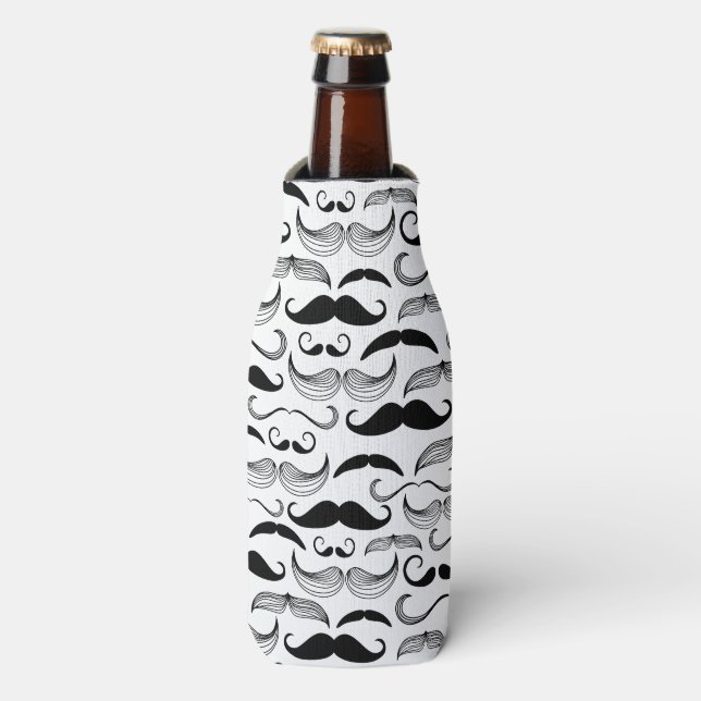 Rafraîchisseur Pour Bouteille Motif Moustache (Bottle Devant)