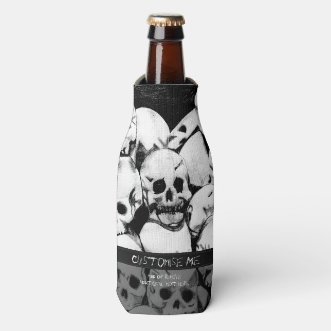 Rafraîchisseur Pour Bouteille Pile-O-Skulls (Bottle Devant)