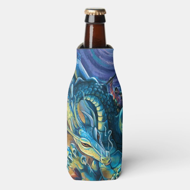 Rafraîchisseur Pour Bouteille Poster de Dragon Rider (Bottle Devant)