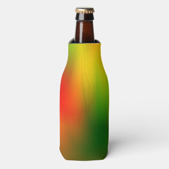 Rafraîchisseur Pour Bouteille Rasta Splash de couleur (Bottle Devant)