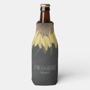 Rafraîchisseur Pour Bouteille Sunflower Chalkboard Russe Mariage