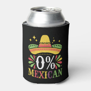 Rafraîchisseur Pour Canette 0% Mexicain Zéro Pour Cent Drôle Cinco De Mayo