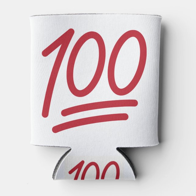 Rafraîchisseur Pour Canette 100 Emoji Conçu (Devant)