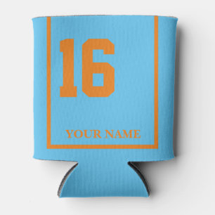 Rafraîchisseur Pour Canette 16 Couverture de selle de cheval bleu et orange pe