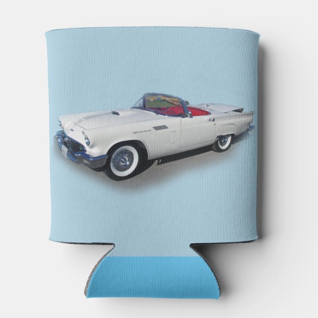 Rafraîchisseur Pour Canette 1957 blanc convertibale peut refroidir (Dos)