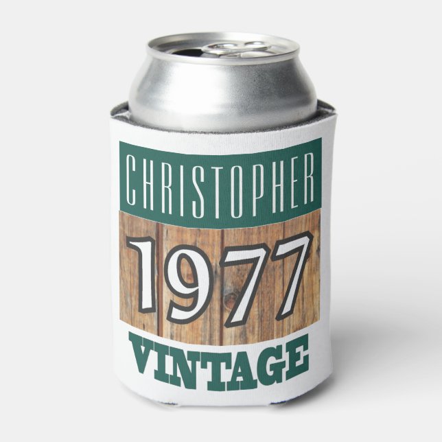 Rafraîchisseur Pour Canette 1977 L'année de naissance peut refroidir (Can devant)
