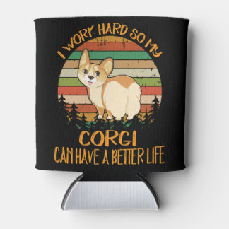 Rafraîchisseur Pour Canette 1 Je Travaille Dur Pour Que Mon Corgi Puisse Avoir
