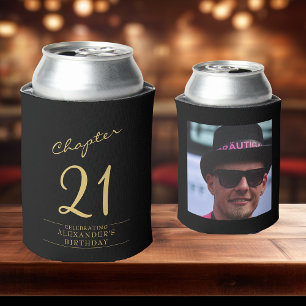Rafraîchisseur Pour Canette 21e anniversaire Black Gold Modèle photo