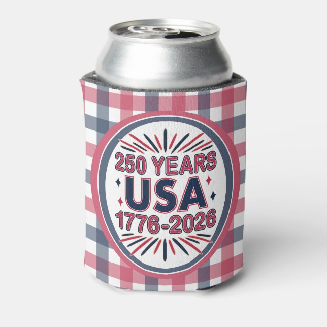 Rafraîchisseur Pour Canette 250 ans USA | Semiquinentenaire 1776-2026 (Can Dos)