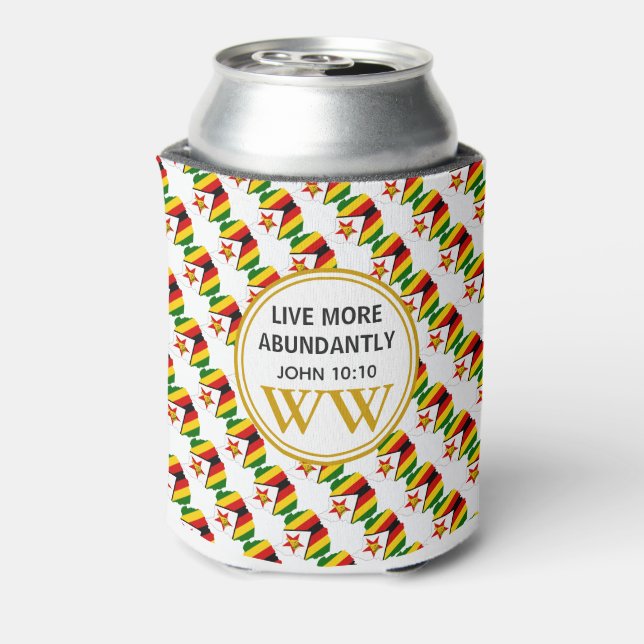 Rafraîchisseur Pour Canette 50 Absolument Fabuleux ZIMBABWE Monogramme Personn (Can Dos)