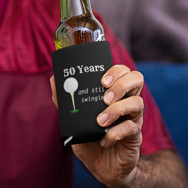 Rafraîchisseur Pour Canette 50 ans et toujours balançoire balle de golf (Créateur téléchargé)