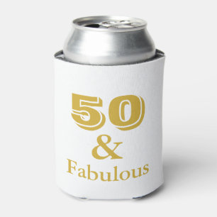 Rafraîchisseur Pour Canette 50 et fabuleux cadeau d'anniversaire Can Cooler
