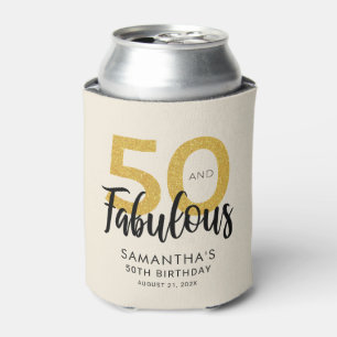 Rafraîchisseur Pour Canette 50 et fabuleux fête de script d'anniversaire perso