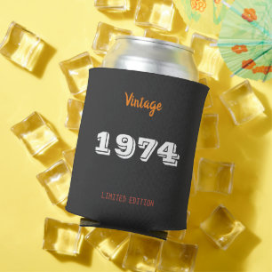 Rafraîchisseur Pour Canette 52e anniversaire Can Cooler - Vintage 1974 Limited