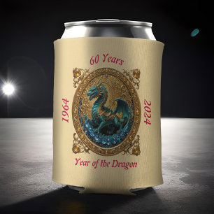 Rafraîchisseur Pour Canette 60e anniversaire Année du dragon Bière chinoise Zo