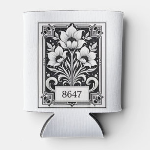 Rafraîchisseur Pour Canette 8647 Subtle Anti Trump Anti MAGA 86 47 Floral Boho