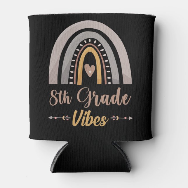 Rafraîchisseur Pour Canette 8e année Vibe 8e année Retour à l'école (Devant)