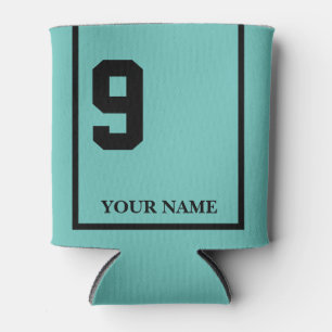 Rafraîchisseur Pour Canette 9 Turquoise avec Couverture de selle Cheval Noir P