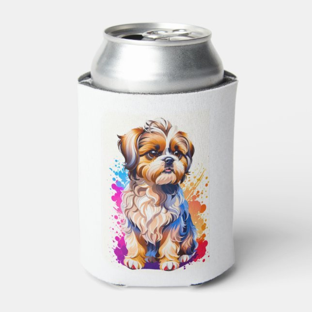 Rafraîchisseur Pour Canette Adorable Shih Tzu (Can devant)