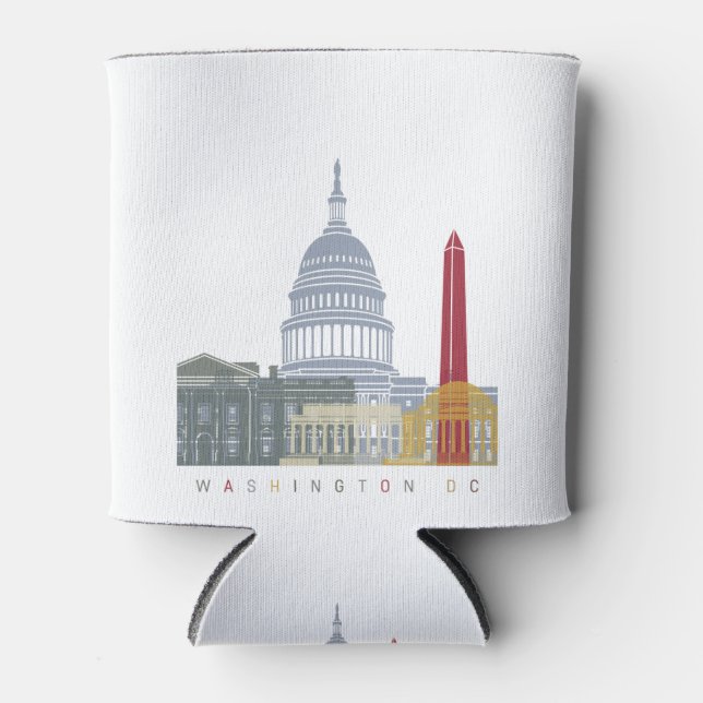 Rafraîchisseur Pour Canette Affiche de Washington DC (Devant)