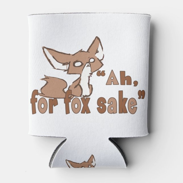 Rafraîchisseur Pour Canette Ah, pour l'art du saké renard (Devant)