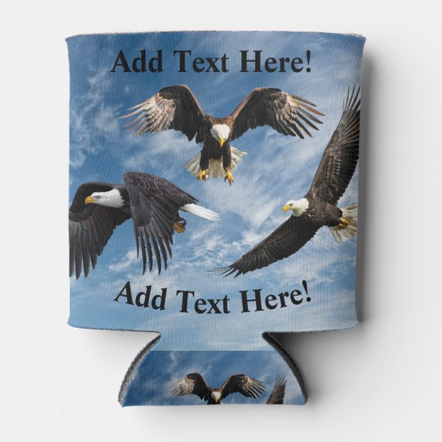 Rafraîchisseur Pour Canette Aigle à tête plate (Devant)