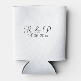 Rafraîchisseur Pour Canette Ajouter un nom de couple monogramme ajouter date a
