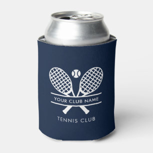 Rafraîchisseur Pour Canette Ajouter Votre Nom Club Tennis Team Navy Blue
