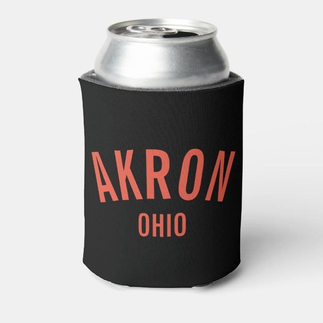 Rafraîchisseur Pour Canette Akron, Ohio Magnet (Can Dos)
