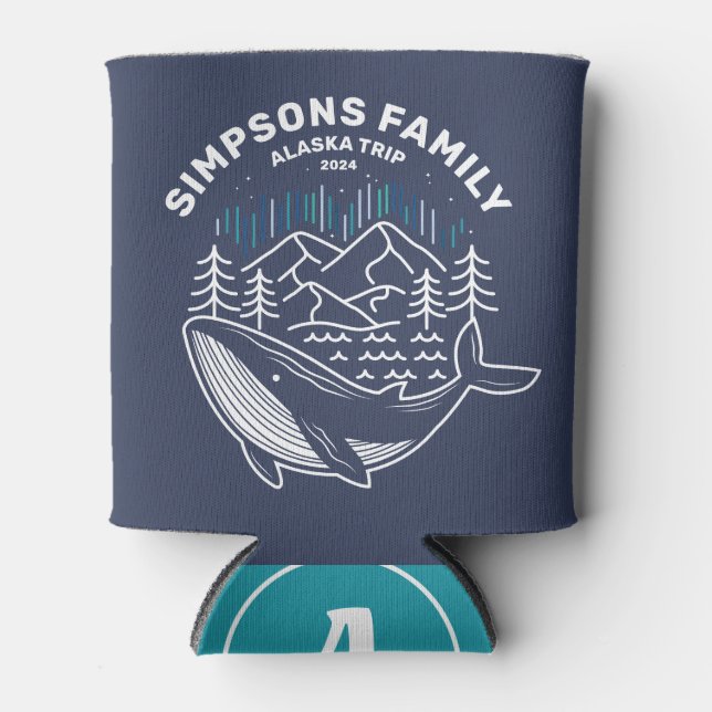 Rafraîchisseur Pour Canette Alaska Cruise Triage Custom Family Matching Group (Devant)